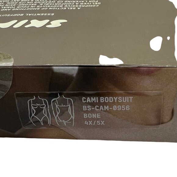 SKIMS Essential‎ Cami Bodysuit Bone Womens 4X/5X - Picture 9 of 12